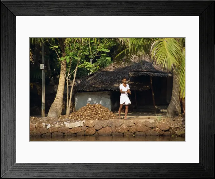 Framed Print : Typical Backwater scene Framed Print : Typical Backwater scene