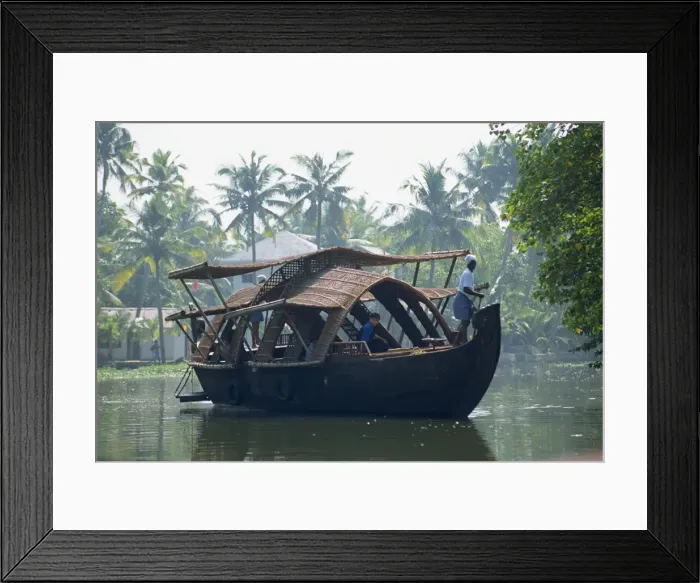 Framed Print : Houseboats used for tourists Framed Print : Houseboats used for tourists