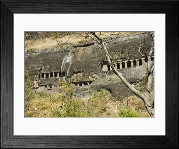 Framed Print : Ajanta Cave complex Framed Print : Ajanta Cave complex