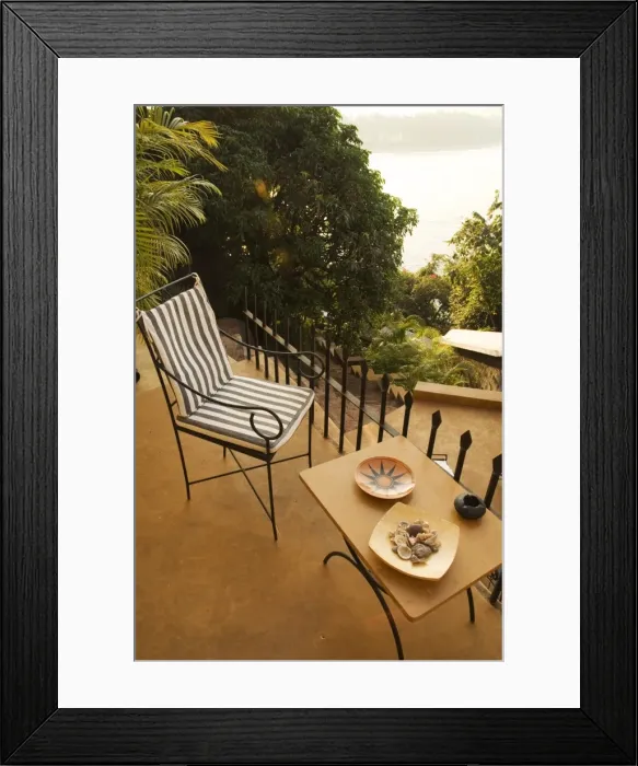 Framed Print : View of the Tiracol River and Arabian Sea from Fort Tiracol Framed Print : View of the Tiracol River and Arabian Sea from Fort Tiracol