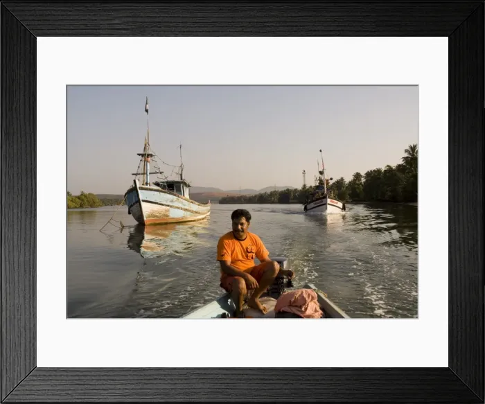 Framed Print : Backwater near Mobor Framed Print : Backwater near Mobor