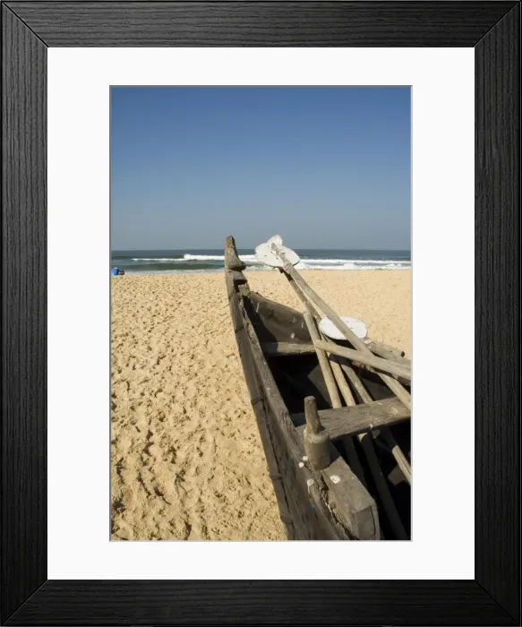 Framed Print : Beach near the Leela Hotel