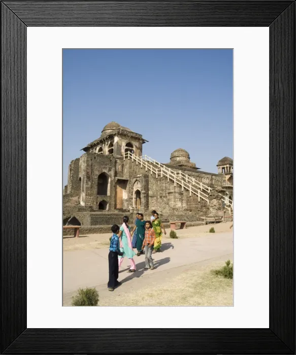 Framed Print : The Jahaz Mahal or Ships Palace in the Royal Enclave Framed Print : The Jahaz Mahal or Ships Palace in the Royal Enclave