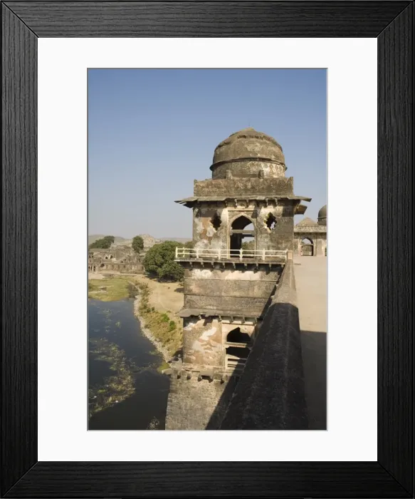 Framed Print : The Jahaz Mahal or Ships Palace in the Royal Enclave Framed Print : The Jahaz Mahal or Ships Palace in the Royal Enclave