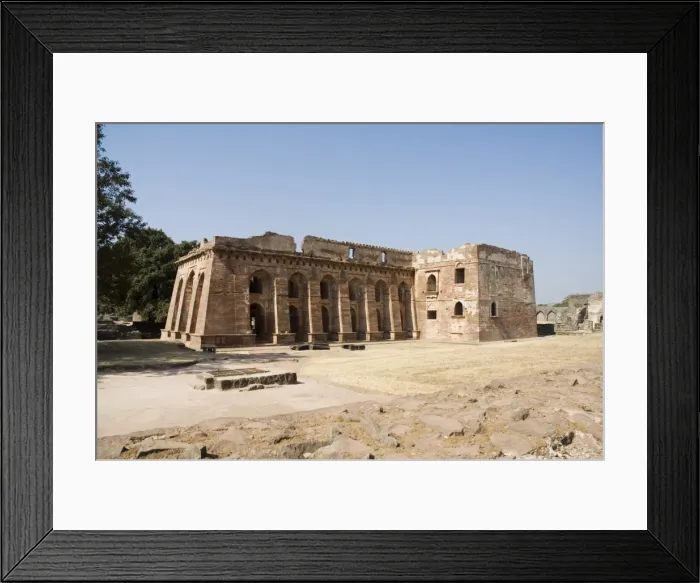 Framed Print : Hindola Mahal or Swinging Palace in the Royal Enclave Framed Print : Hindola Mahal or Swinging Palace in the Royal Enclave
