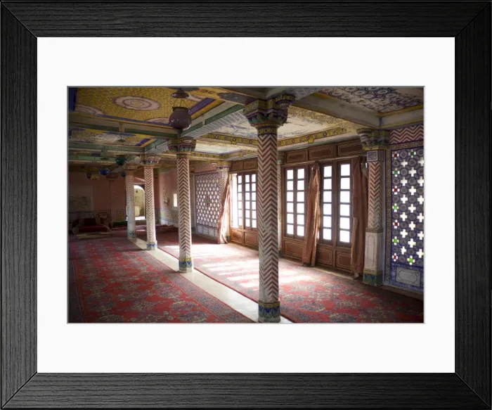 Framed Print : Interior of the Juna Mahal Fort Framed Print : Interior of the Juna Mahal Fort