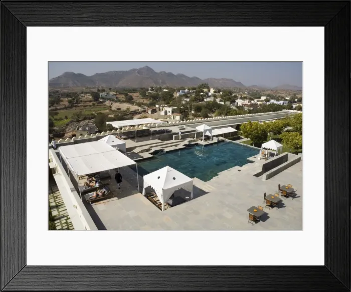 Framed Print : Old fort of Devi Gath (Devi Garh) now a heritage hotel Framed Print : Old fort of Devi Gath (Devi Garh) now a heritage hotel