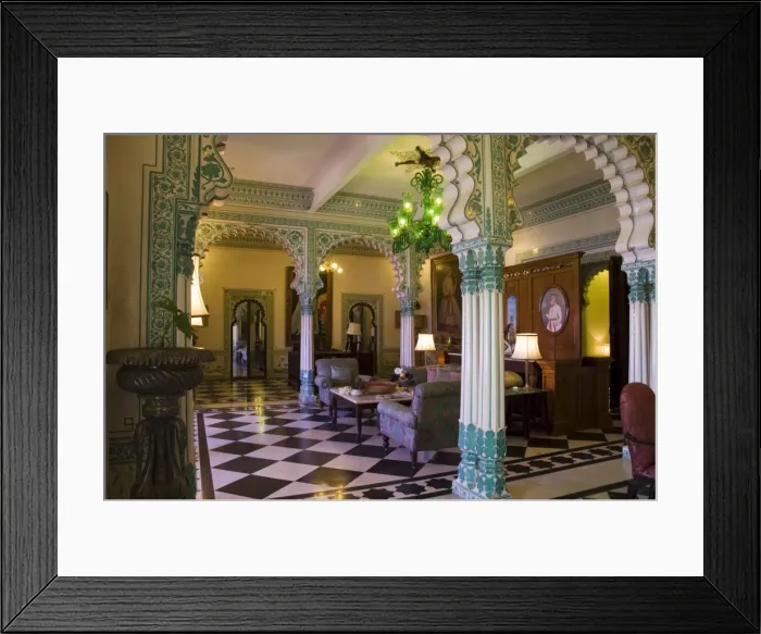 Framed Print : The Imperial Suite in Shiv Niwas Palace Framed Print : The Imperial Suite in Shiv Niwas Palace