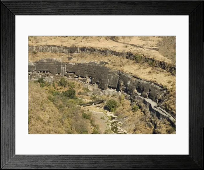 Framed Print : Ajanta Cave complex Framed Print : Ajanta Cave complex