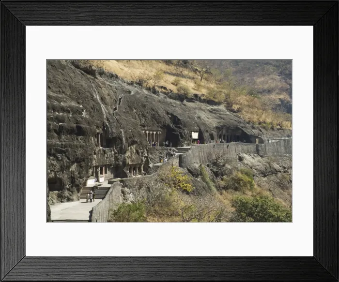 Framed Print : Ajanta Cave complex Framed Print : Ajanta Cave complex