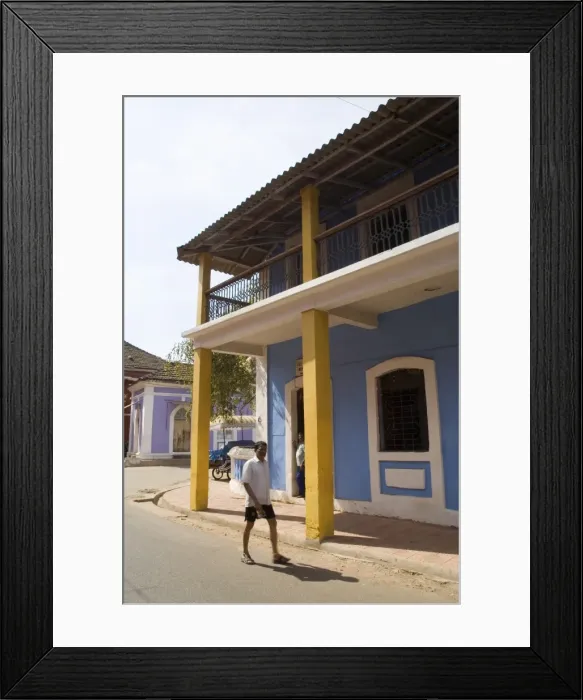 Framed Print : In the Latin quarter of Panaji formerly known as Panjim Framed Print : In the Latin quarter of Panaji formerly known as Panjim