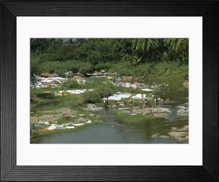 Framed Print : Washing drying Framed Print : Washing drying
