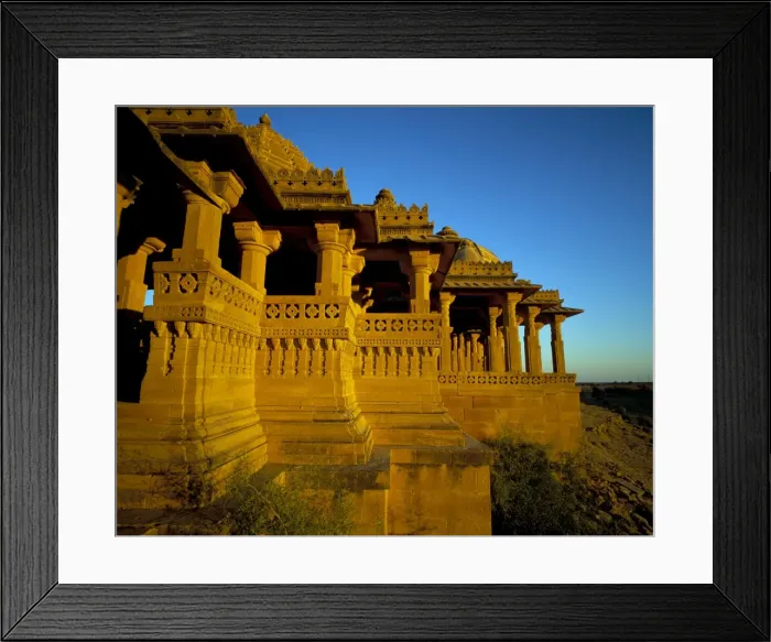 Framed Print : Bada Bagh Chhatris Framed Print : Bada Bagh Chhatris