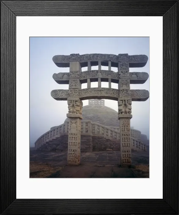 Framed Print : Gateway, Buddhist stupa Framed Print : Gateway, Buddhist stupa