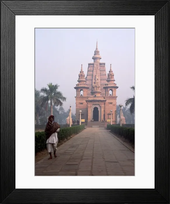Framed Print : Temple, Mulagandha Vihara Framed Print : Temple, Mulagandha Vihara