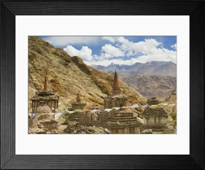 Framed Print : Chortens, Hemis gompa (monastery) Framed Print : Chortens, Hemis gompa (monastery)