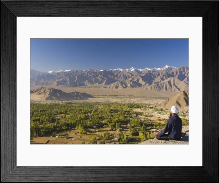 Framed Print : Man meditating Framed Print : Man meditating