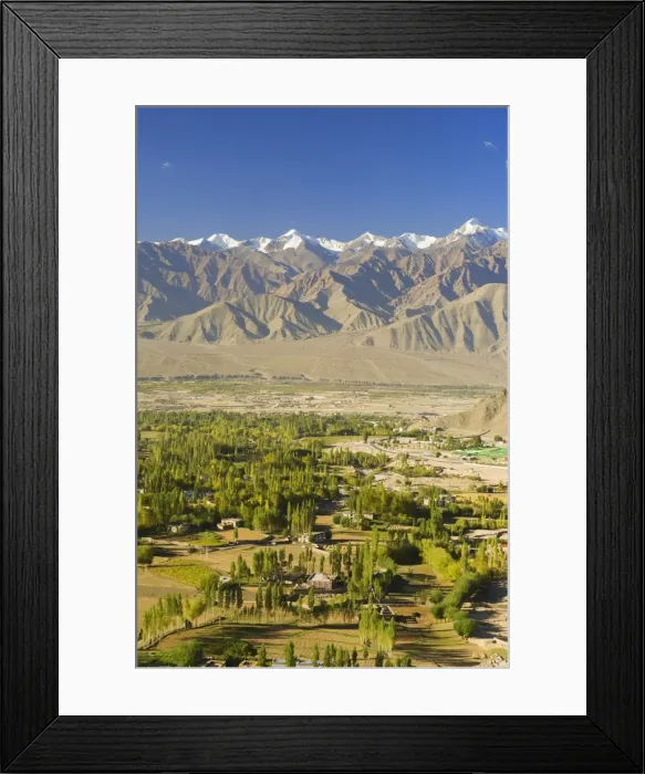 Framed Print : Indus Valley and Stok-Kangri massif Framed Print : Indus Valley and Stok-Kangri massif