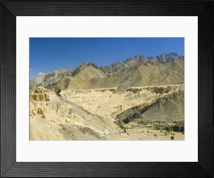 Framed Print : Moon Land eroded cliffs Framed Print : Moon Land eroded cliffs