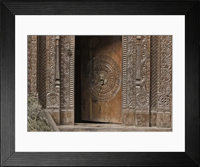 Framed Print : Wooden doorway Framed Print : Wooden doorway