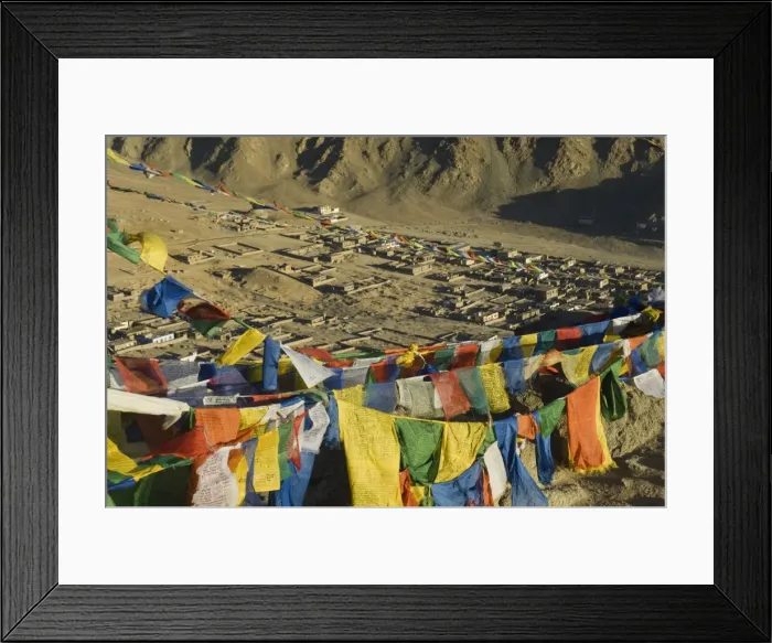 Framed Print : Prayer flags