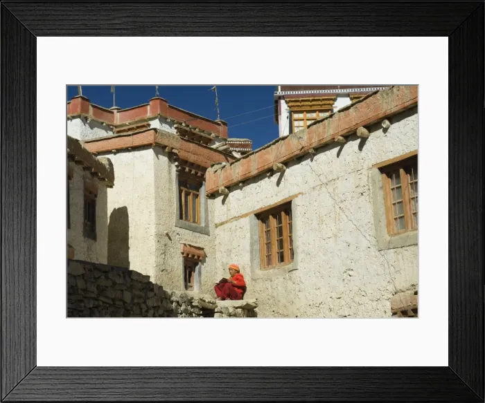 Framed Print : Monk at Lamayuru gompa (monastery) Framed Print : Monk at Lamayuru gompa (monastery)