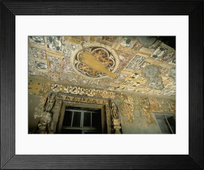 Framed Print : Ceiling at Cave 17 Framed Print : Ceiling at Cave 17