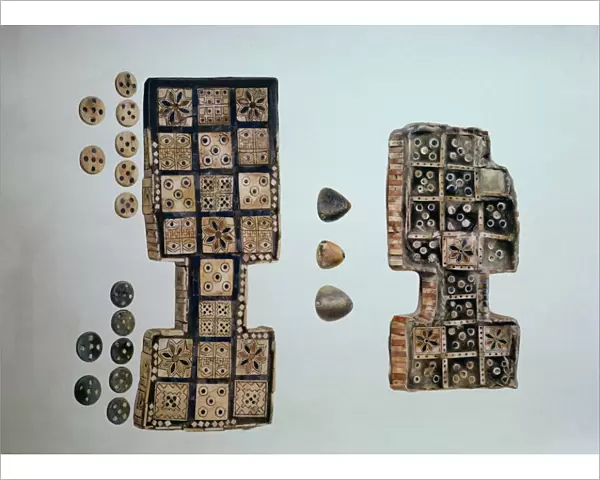 Game boards from excavations at Ur