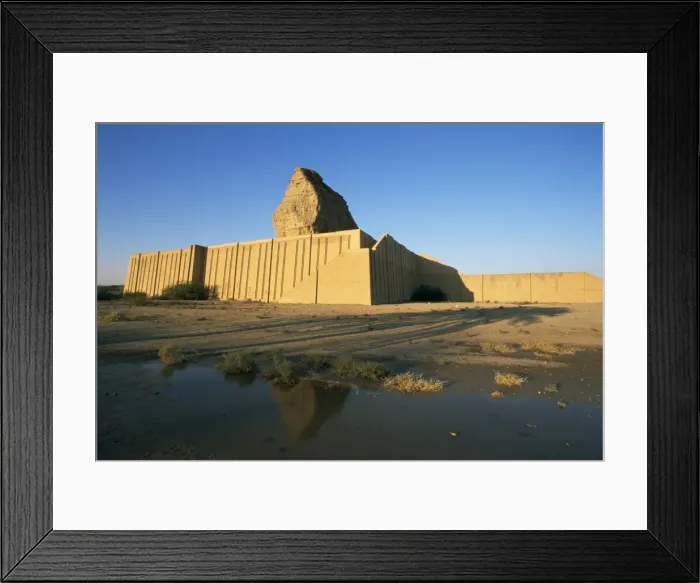 Framed Print : The ziggurat Framed Print : The ziggurat