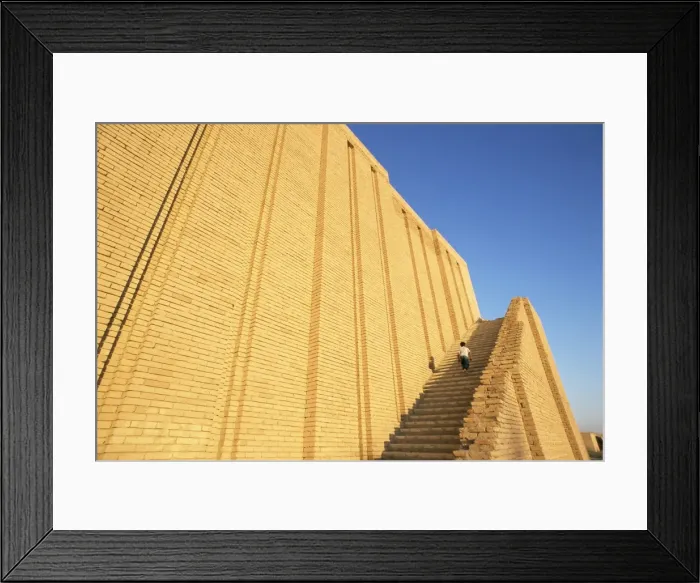 Framed Print : The ziggurat Framed Print : The ziggurat