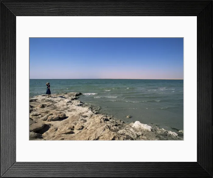 Framed Print : Bahr Al Milh Lake Framed Print : Bahr Al Milh Lake