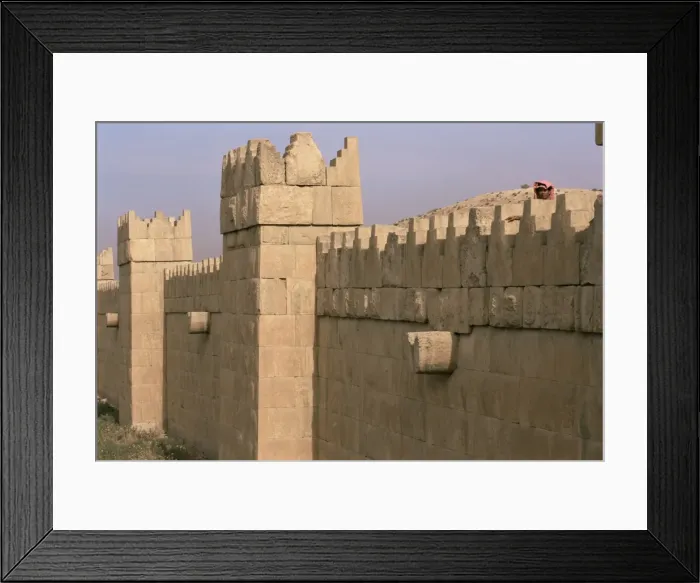 Framed Print : Boundary wall