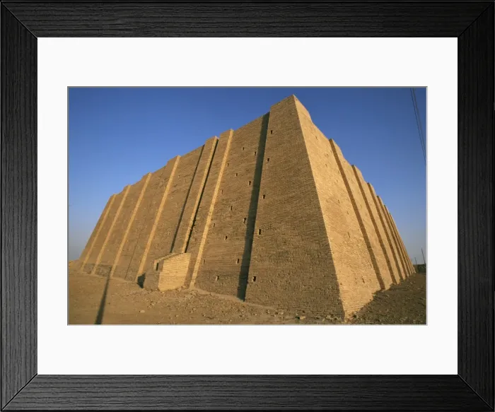 Framed Print : Ziggurat, Ur Framed Print : Ziggurat, Ur