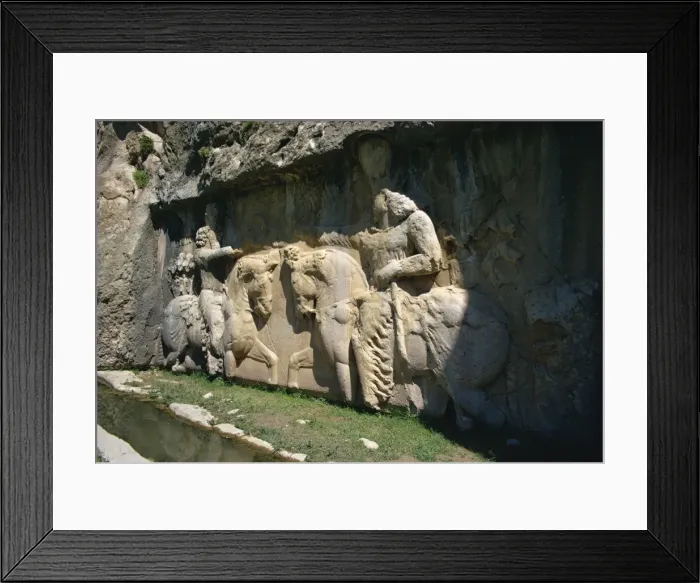 Framed Print : Bishapur, Iran