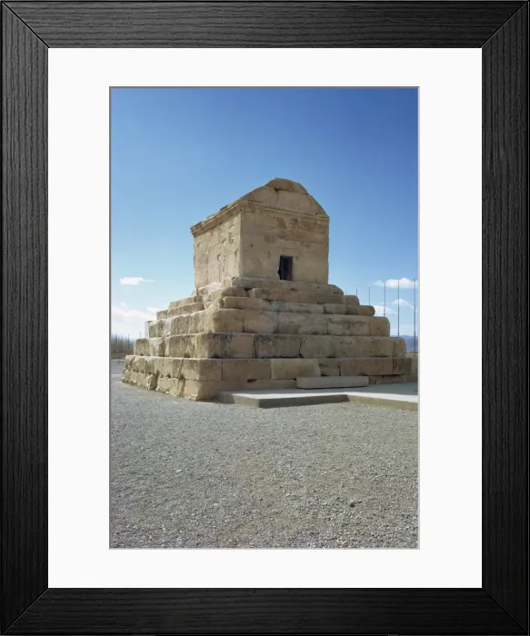 Framed Print : Tomb of Cyrus the Great Framed Print : Tomb of Cyrus the Great
