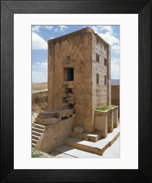 Framed Print : Ka ba Zardusht (Cube of Zoroaster) Framed Print : Ka ba Zardusht (Cube of Zoroaster)