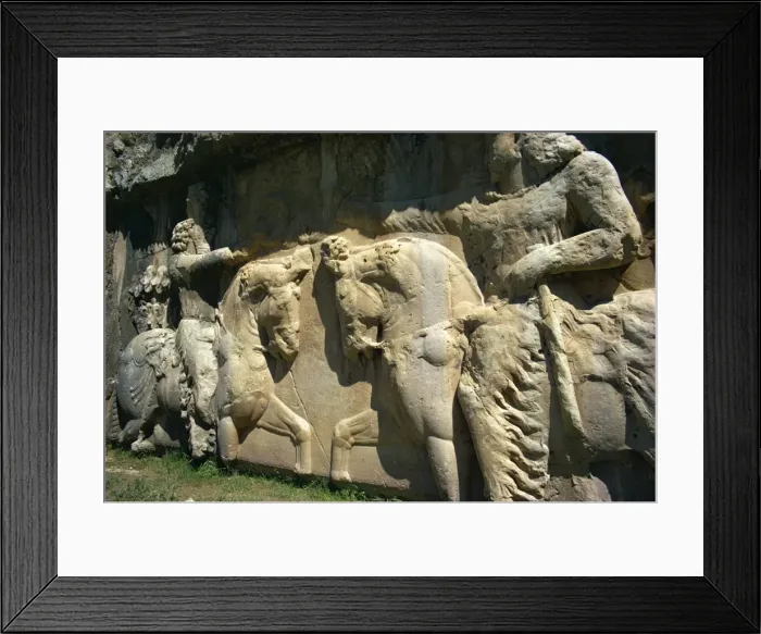 Framed Print : Bishapur, Iran