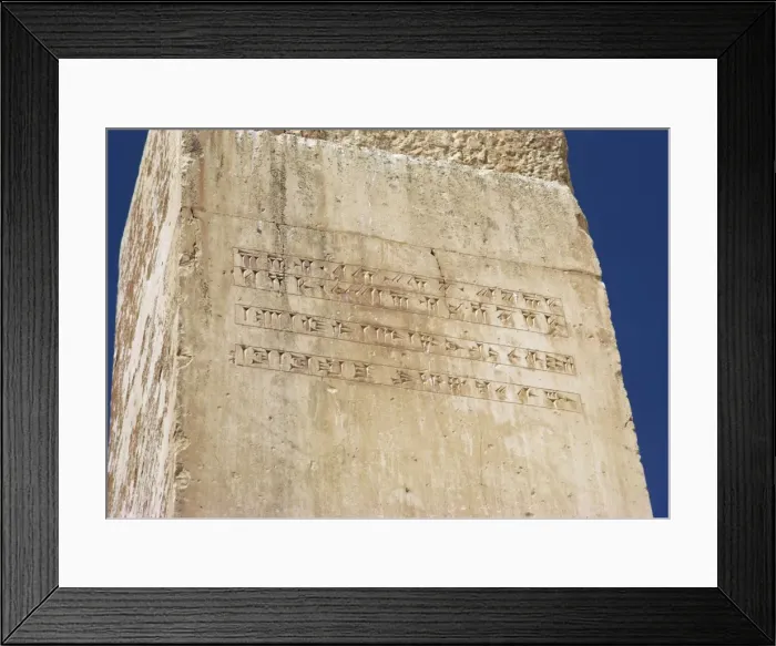 Framed Print : Audience hall of Cyrus the Great