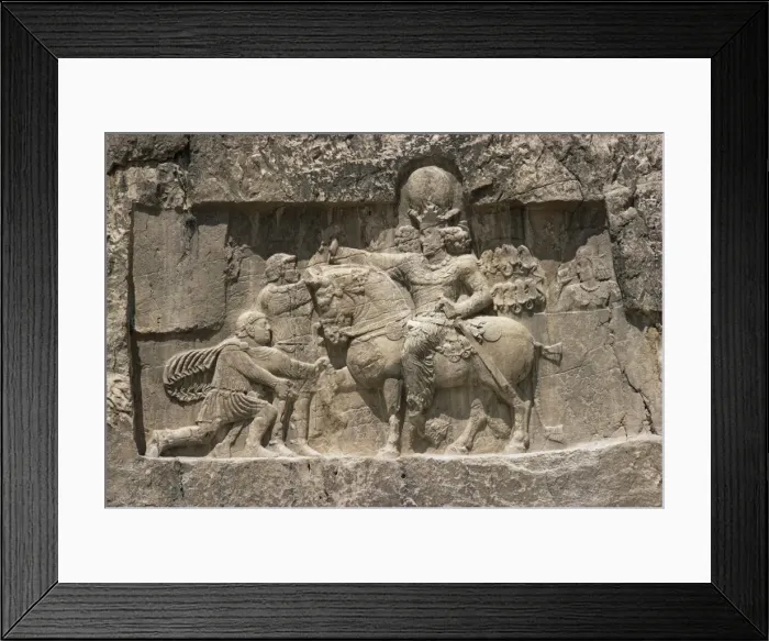 Framed Print : Valerian before Shahpur Framed Print : Valerian before Shahpur