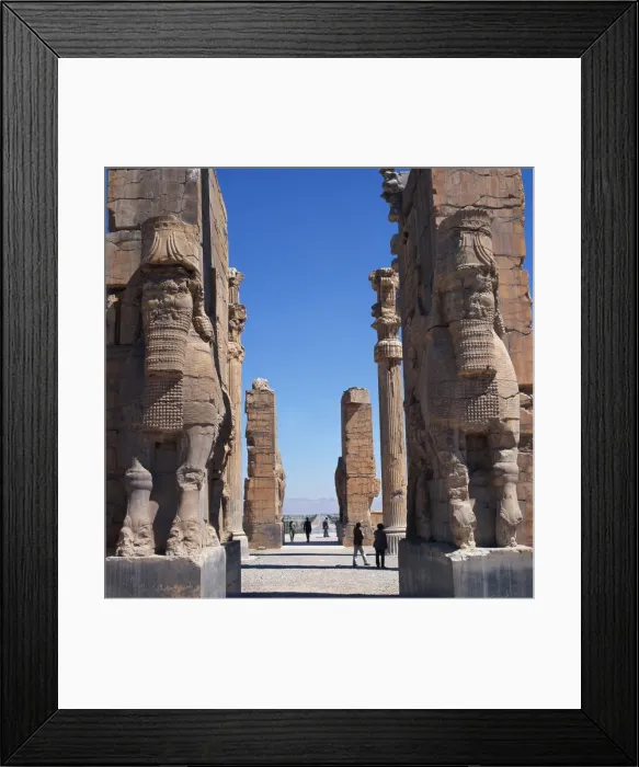 Framed Print : Porch of Xerxes Framed Print : Porch of Xerxes