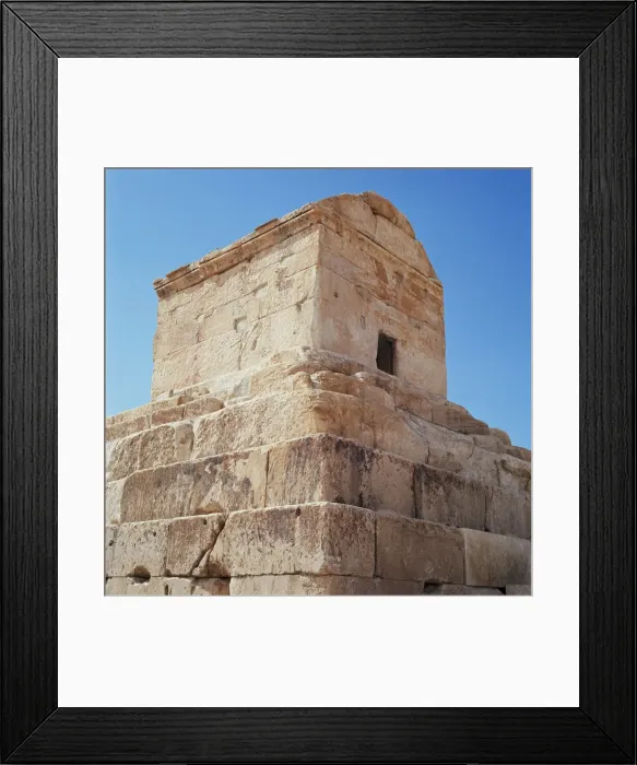 Framed Print : Tomb of Cyrus the Great Framed Print : Tomb of Cyrus the Great
