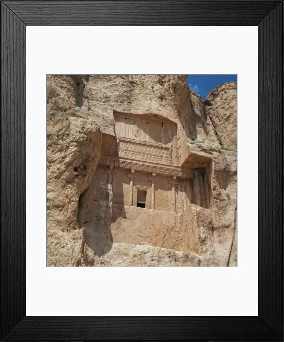 Framed Print : Rock cut tomb of Xerxes Framed Print : Rock cut tomb of Xerxes