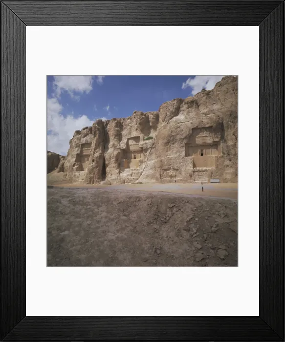 Framed Print : Tombs of Artaxerxes I (left) Framed Print : Tombs of Artaxerxes I (left)