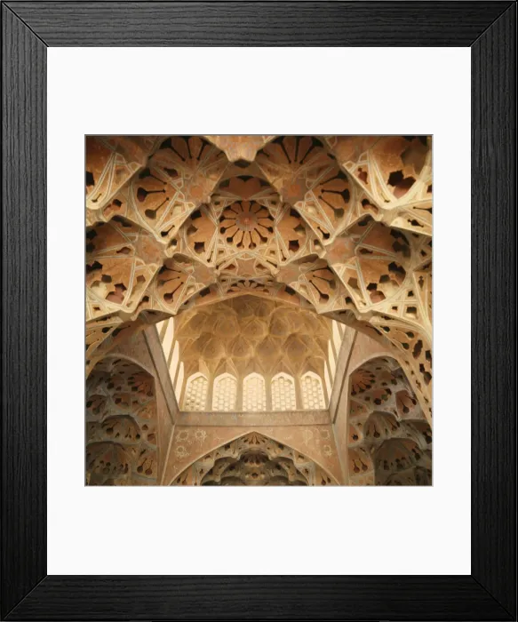 Framed Print : Interior, Ali Qapu palace Framed Print : Interior, Ali Qapu palace