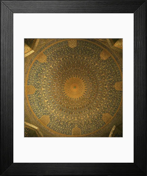 Framed Print : Interior of the Imam Mosque Framed Print : Interior of the Imam Mosque