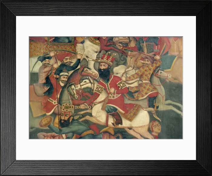 Framed Print : Qajar painting Framed Print : Qajar painting