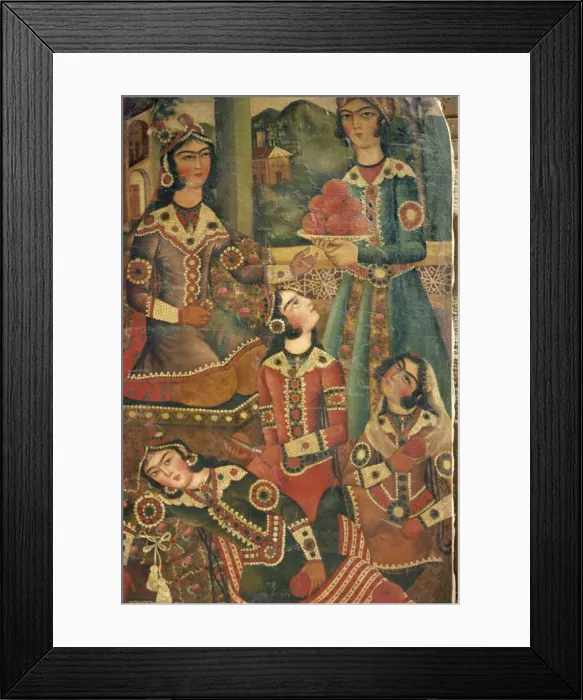 Framed Print : Qajar painting Framed Print : Qajar painting