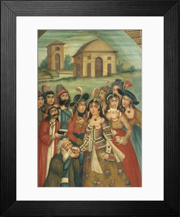 Framed Print : Qajar painting Framed Print : Qajar painting