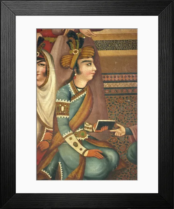 Framed Print : Qajar painting Framed Print : Qajar painting