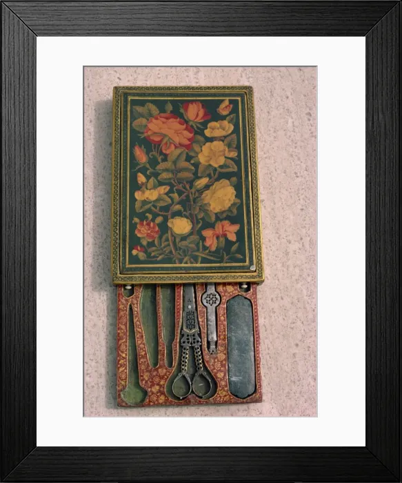 Framed Print : Old cosmetic case Framed Print : Old cosmetic case